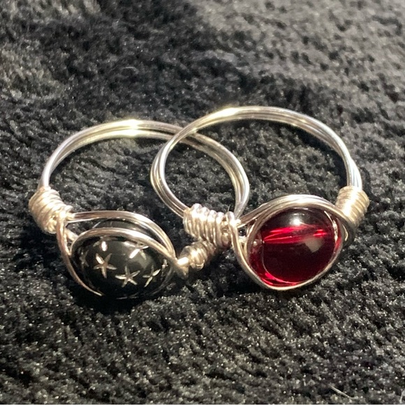 Handmade Wire Wrapped Rings - Picture 5 of 7